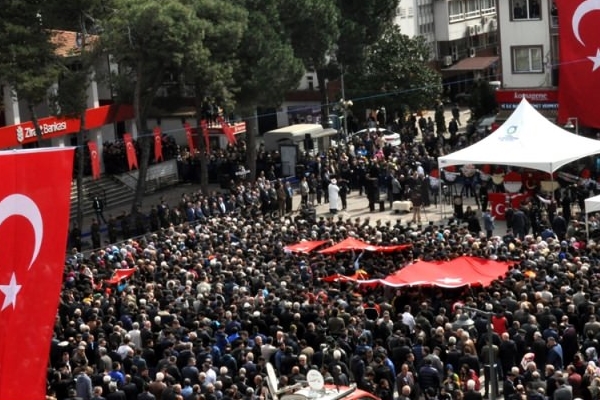 Afrin şehidi Kart, son yolculuğuna uğurlandı