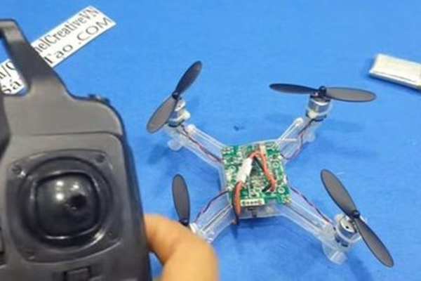 Kendi droneunu kendi yaptı!