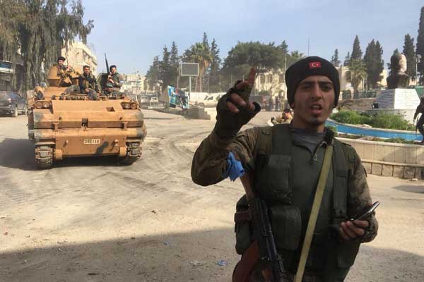 Afrin merkezinde kontrol sağlandı