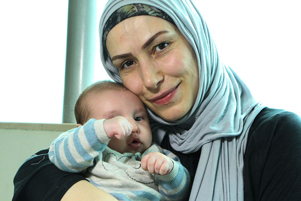 Doğuma kalbinde tümörle girdi