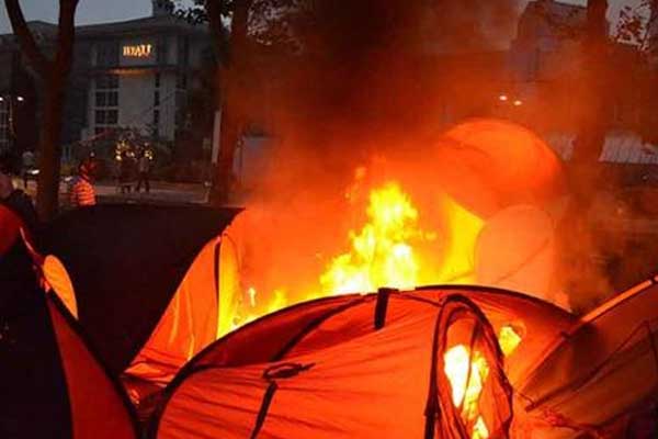 Gezi Parkı'nda yakılan çadırlara ilişkin davada karar