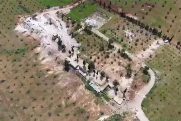 Tel Rıfat, havadan görüntülendi