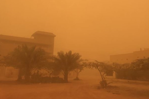 Sudan'da kum fırtınası