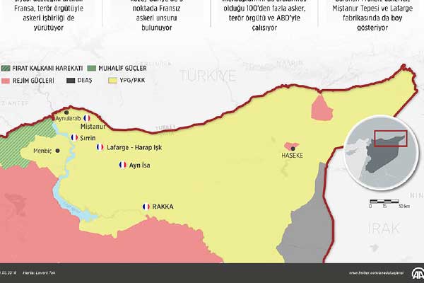 Fransa'nın Suriye sahasındaki varlığı