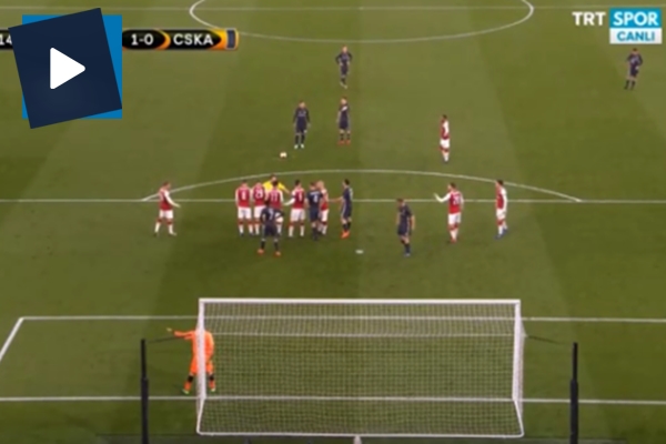 Golovin'den muhteşem frikik golü