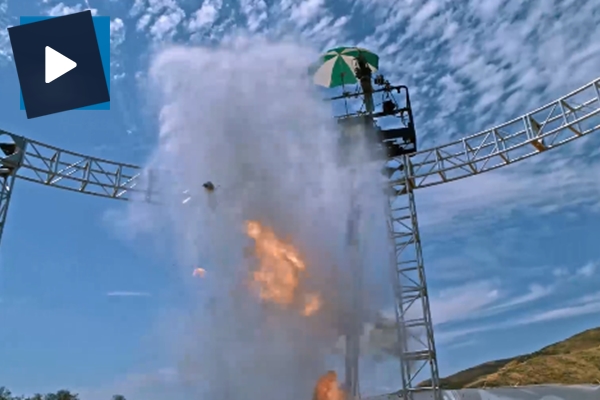 Topun ağır çekimde patlama anı böyle görüntülendi