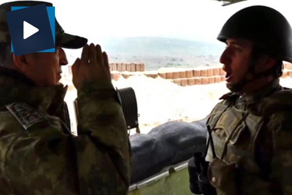 TSK'dan tüyleri diken diken 'hudut tekmili' videosu