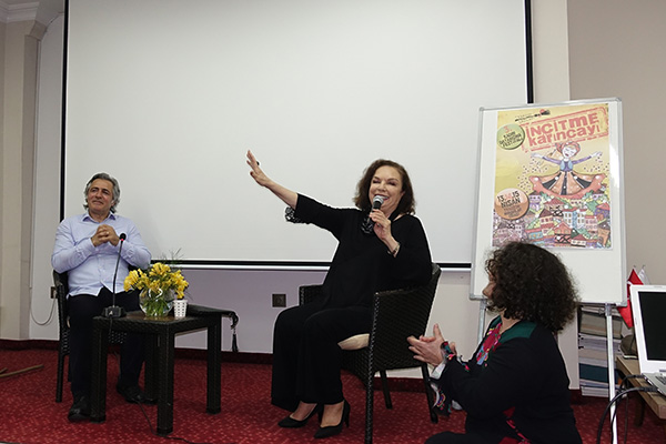 Selda Alkor Trabzon'da sinemaseverlerle buluştu