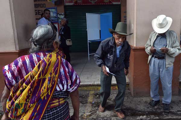 Guatemala sandık başında