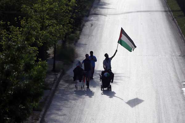 Filistin için İsveç'ten yola çıkan Ladraa, Düzce'de