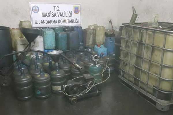 Manisa'da 3,5 ton kaçak akaryakıt ele geçirildi