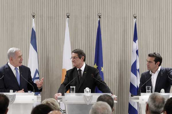 İsrail, Kıbrıs Rum Yönetimi ve Yunanistan arasında sıkı işbirliği