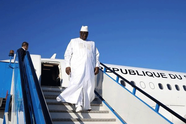 Senegal Cumhurbaşkanı Antalya'ya indi