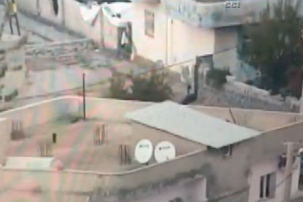 PKK'lının vurulduğu an kamerada