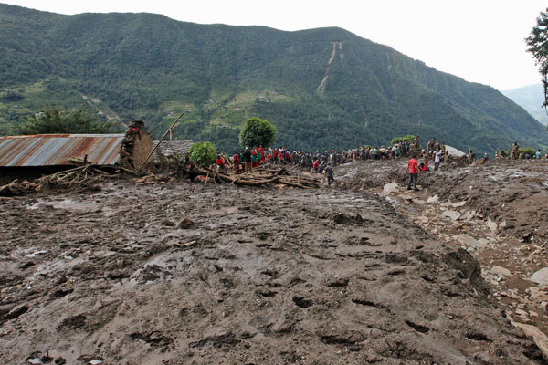 Çin'de heyelan: 4 kişi öldü