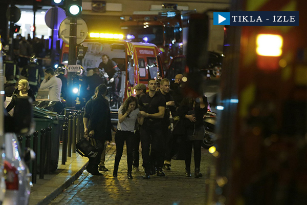 Paris metrosuna saldırı anı kamerada