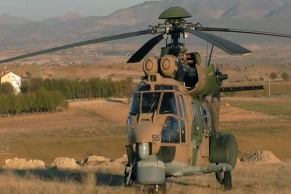 Helikopter zorunlu iniş yaptı