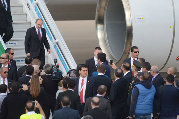 Putin, Antalya'ya geldi
