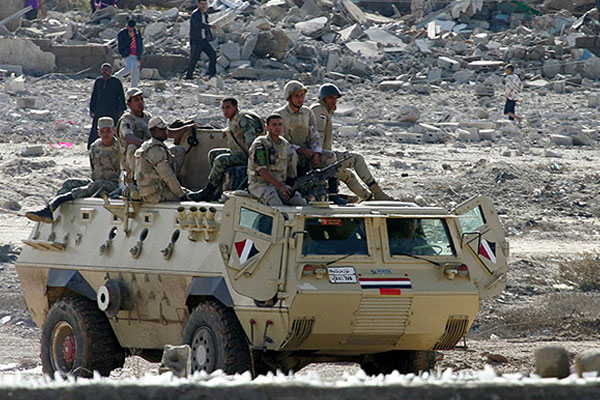 Mısır'dan ağır silahlarla operasyon