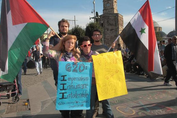 ABD’li kadınlar G20’yi protesto etti