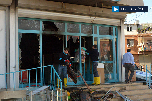 Silvan protestosunda market yağmalandı