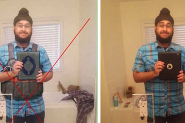 Photoshopla 'terörist' yaptılar