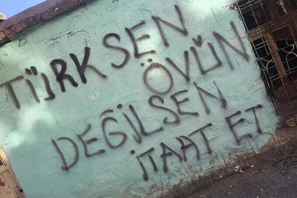Silvan'daki 'duvar yazıları'na inceleme