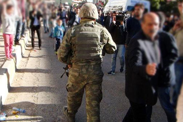 Silvan’da 'askerlere hakaret' operasyonu