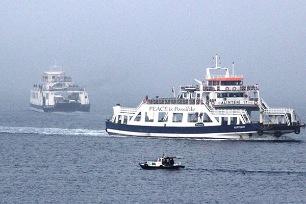 Boğazda yoğun sis engeli