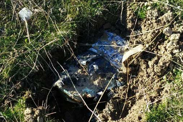 Askeri helikopterin ineceği yerden bomba çıktı