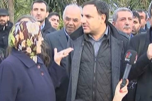 Yaşlı teyzeden HDP'lilere protesto