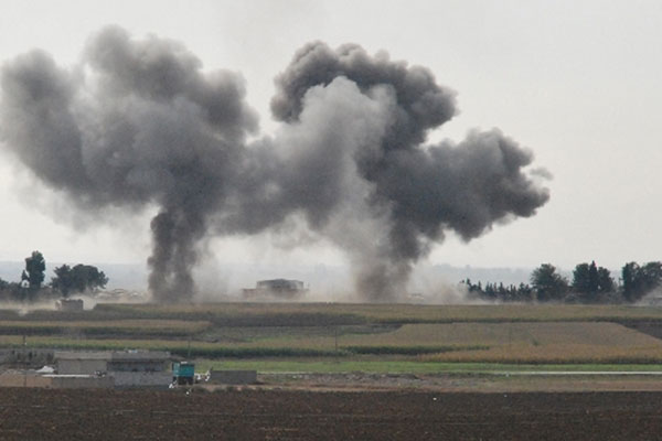 Sınırda şiddetli çatışma