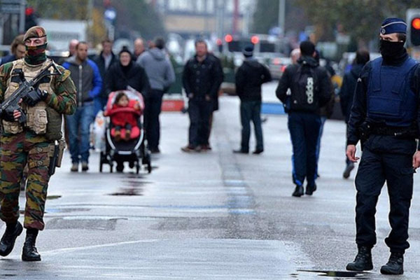 Brüksel'de hayat durdu