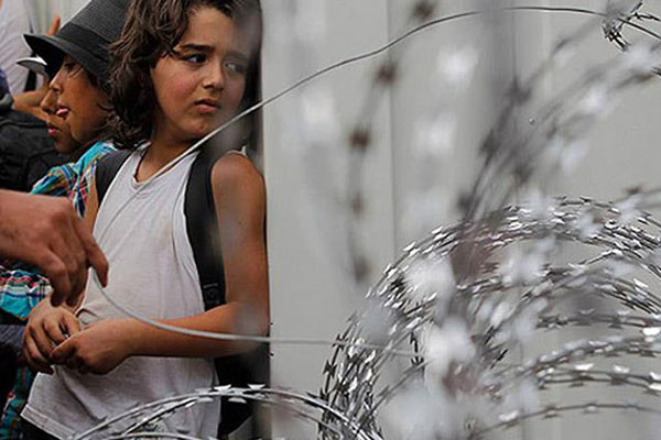 'Biz terörist değil, sığınmacıyız'