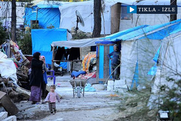 Türkmendağı'nda çadırda zorlu yaşam