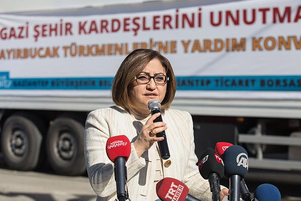 Gaziantep'ten Türkmenlere yardım