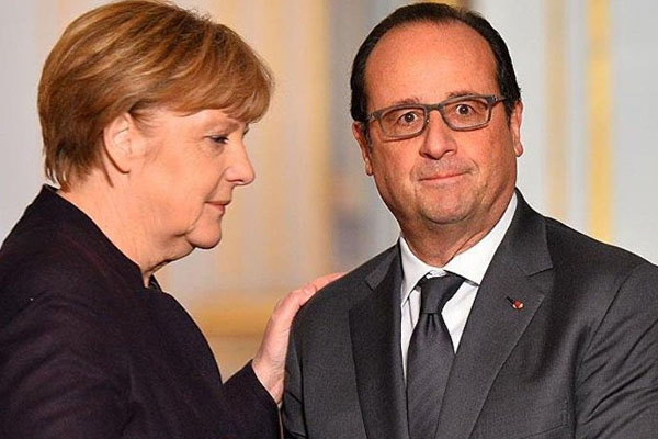Hollande, Merkel'den destek istedi