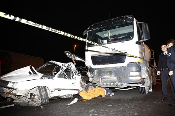 İstanbul'da trafik kazası: 1 ölü