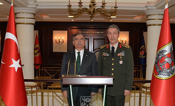 Hulusi Akar İsmet Yılmaz'la görüştü