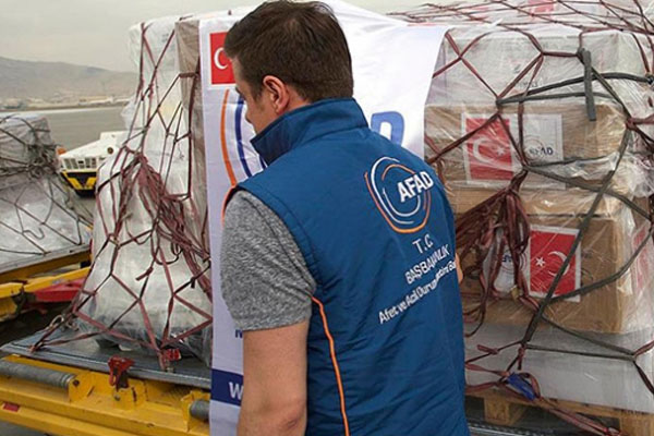 AFAD'dan Filistin'e yardım