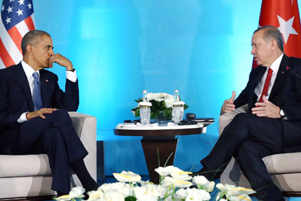 Erdoğan-Obama görüşmesi başladı