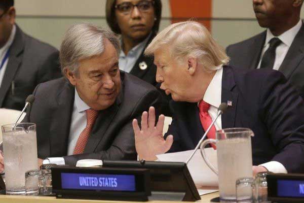 Guterres, Trump ile görüştü