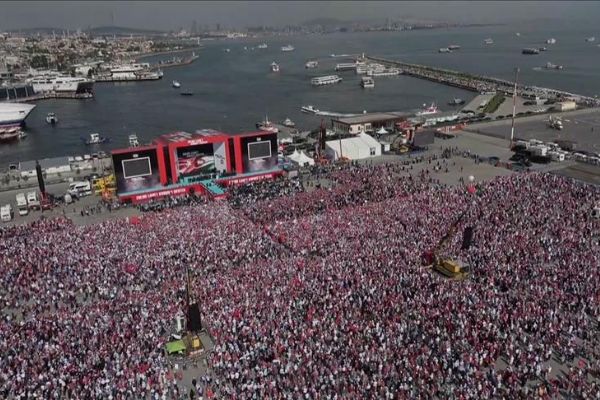 'Zulme Lanet Kudüs'e Destek' mitingine 500 bin kişi katıldı