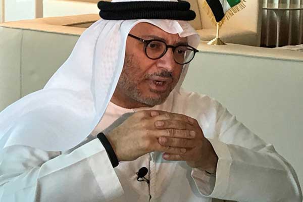 BAE'li bakan Avrupa'da Türkiye'yi hedef aldı