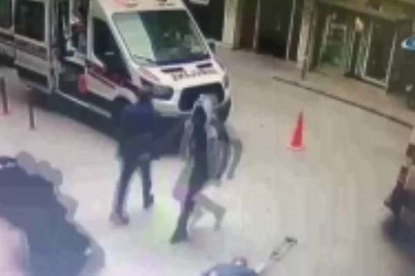 Hastanedeki çifte cinayet anı