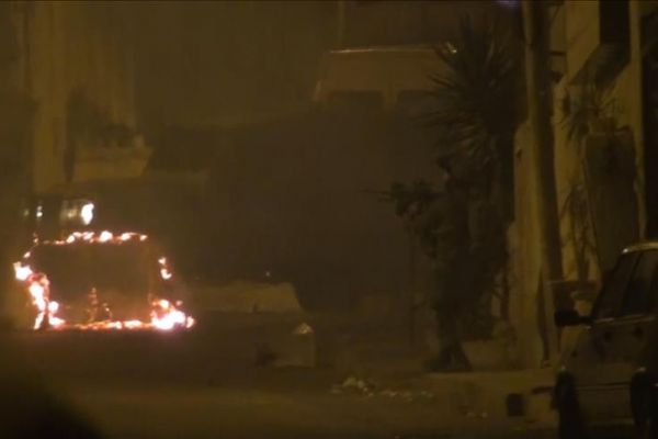 İsrail askerleri ile Filistinli gençler arasında çıkan çatışmalarda 1 Filistinli yaralandı