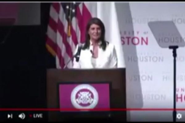 ABD'nin BM Daimi Temsilcisi Haley'e Filistin protestosu