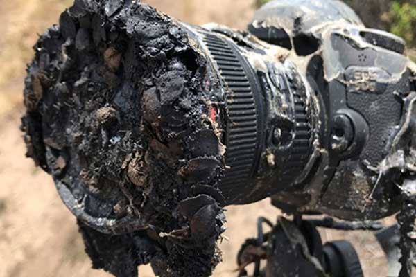 Falcon 9’un fırlatılışını görüntüleyen NASA kamerası eridi