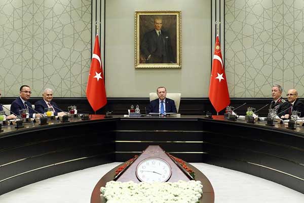 MGK, Cumhurbaşkanı Erdoğan başkanlığında toplandı