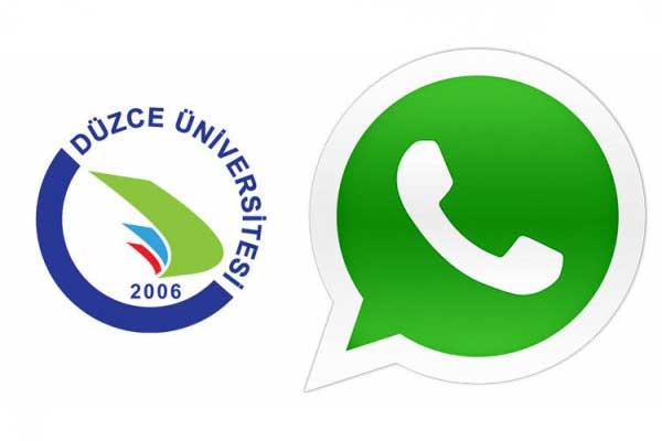 Üniversiteye WhatsApp bildirim hattı